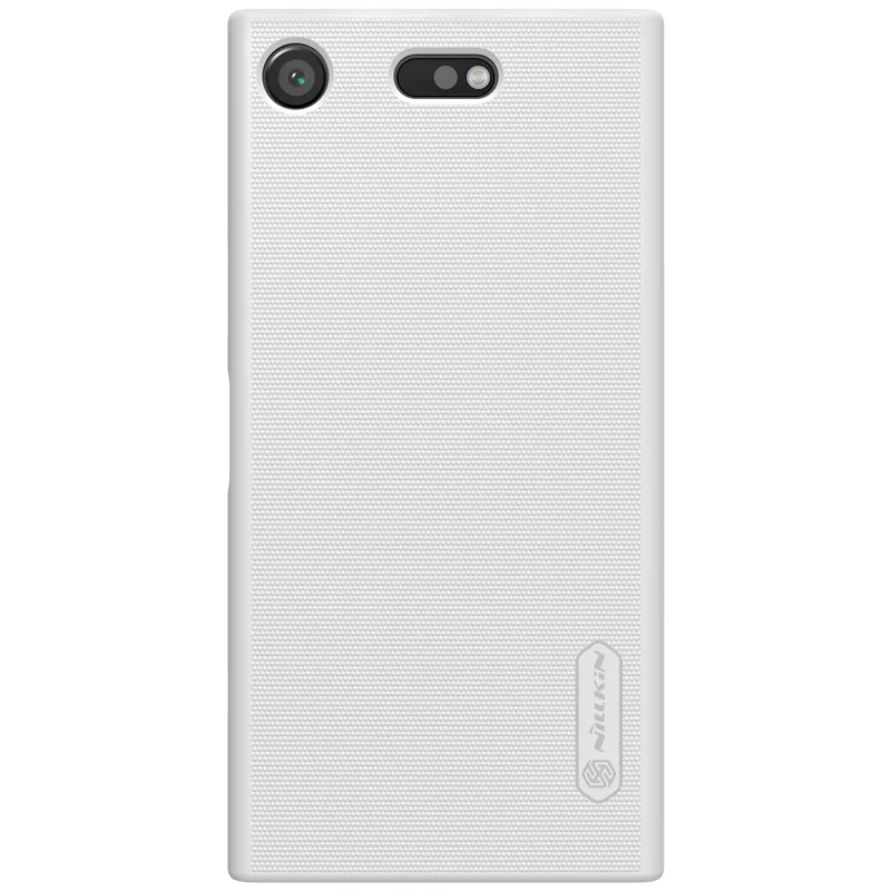 Чехол-бампер для sony Xperia XZ1 Compact(XZ1 mini) NILLKIN супер матовый защитный чехол-накладка с розничной упаковкой - Цвет: Белый