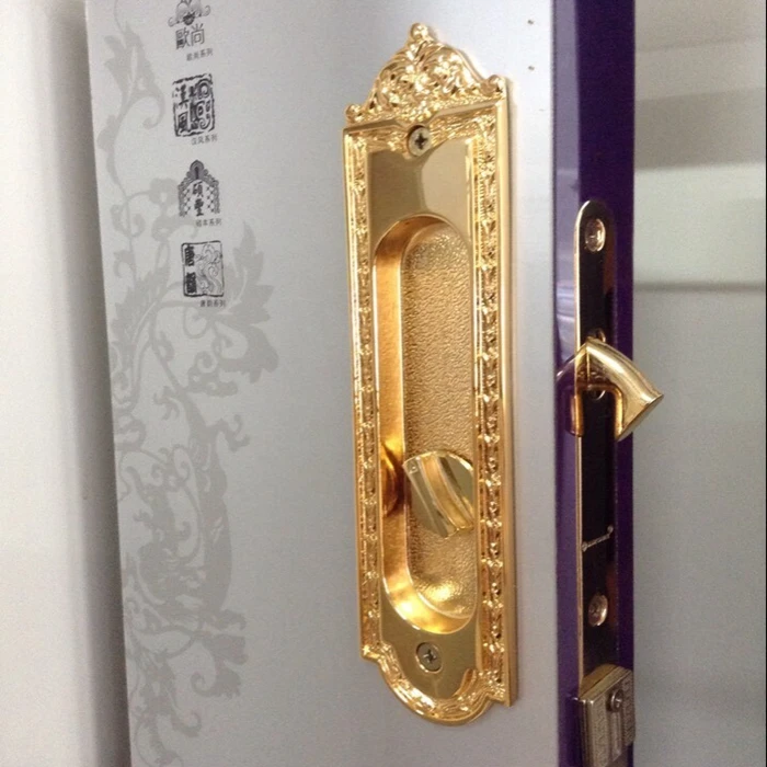 Экспорт 24K золотая пластина двери раздвижные кухни и туалета - Цена: 