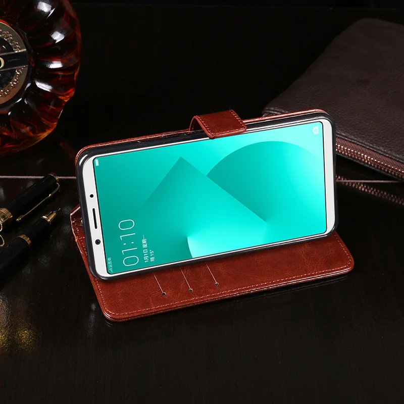 Чехол для OPPO A83 чехол 5 7 &quotВысокое качество Флип кожаный крышка Капа телефон