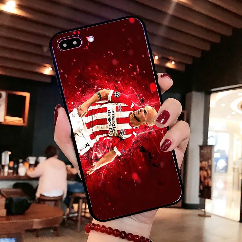 Yinuoda psv Eindhonven FC Team чехол для телефона DIY рисунок черный мягкий из ТПУ Erick Gutierrez iPhone X