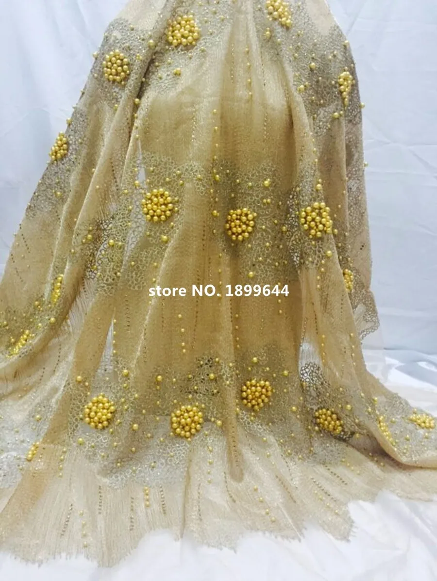 2016 Горячая продажа! Высокое качество Африканский шнур кружева тюль гипюр ткань