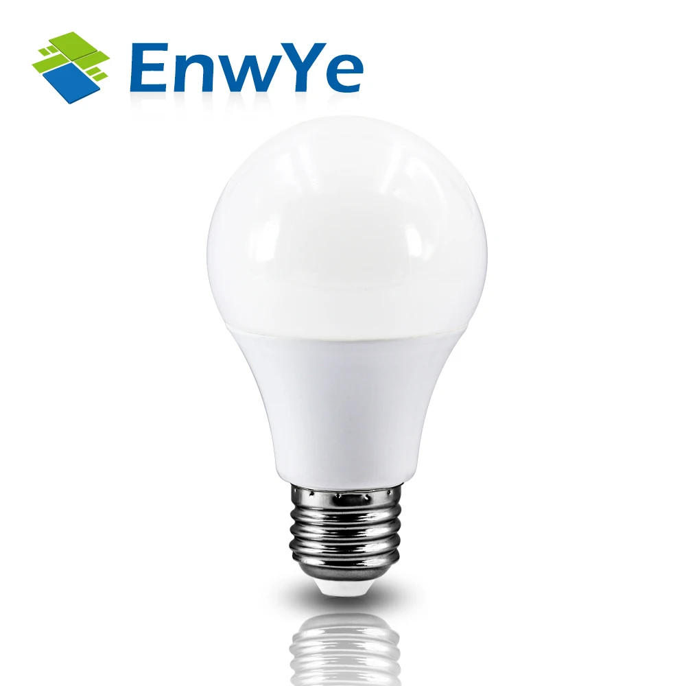 EnwYe светодиодный E14 Светодиодный светильник E27 AC 220 В 230 В 20 Вт 18 Вт 15 Вт 12 Вт 9 Вт 6 Вт 3 Вт светодиодный прожектор настольная лампа
