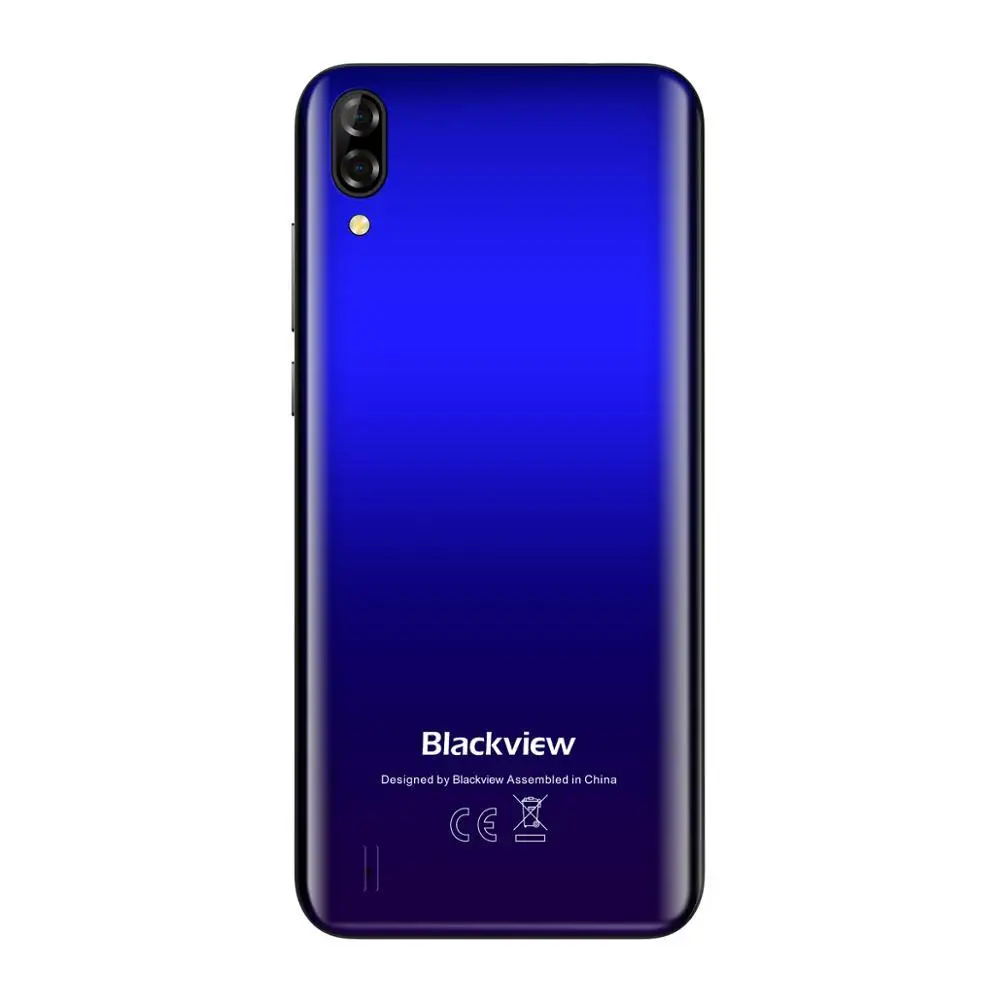 Смартфон Blackview A60 6," 19,2: 9 экран капли MT6580 четырехъядерный Android 8,1 4080 мАч 1 Гб+ 16 Гб Двойная камера 3G мобильный телефон - Цвет: a60 blue