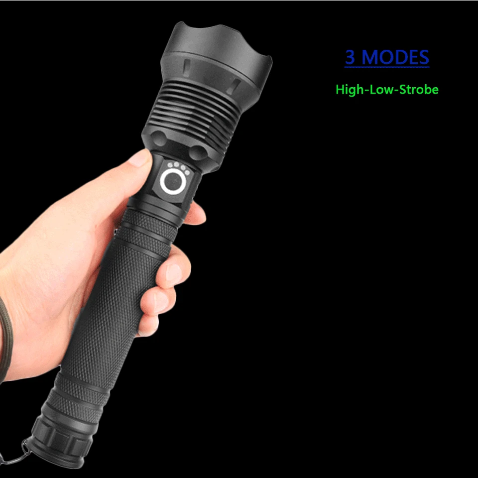 XLamp xhp70.2 самый мощный светодиодный фонарик с usb-увеличением фонарь xhp70 xhp50 18650 26650 фонарик с перезаряжаемой батареей