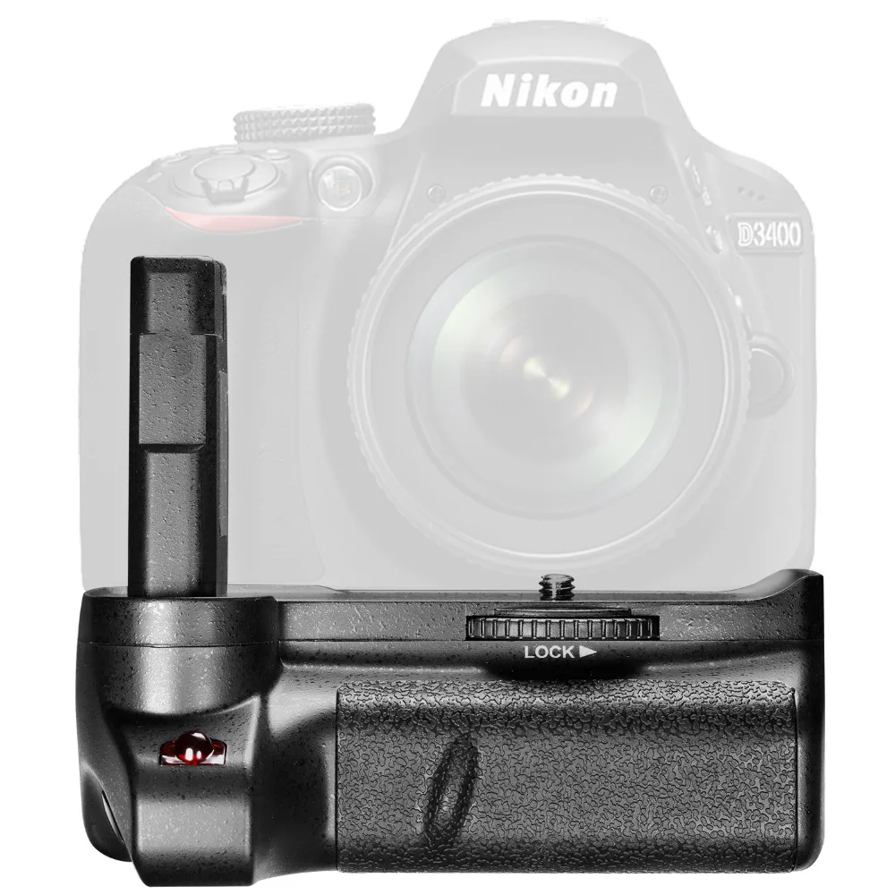 Neewer батарейный блок для камеры Nikon D3400 DSLR вертикальные жалюзи кнопка спуска