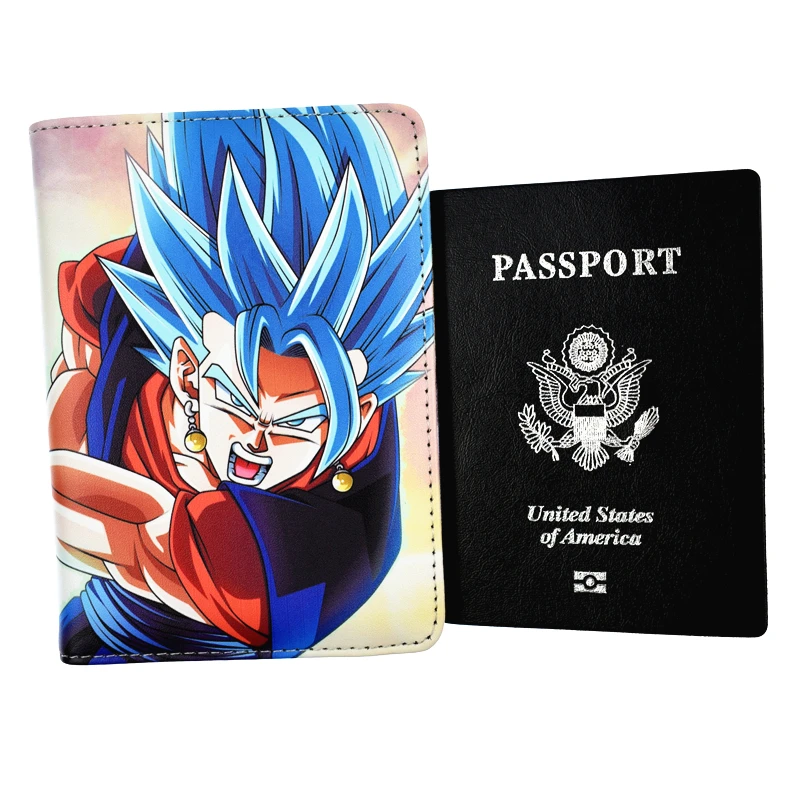 Новое поступление Dragon Ball Z Обложка для паспорта из искусственной кожи чехол