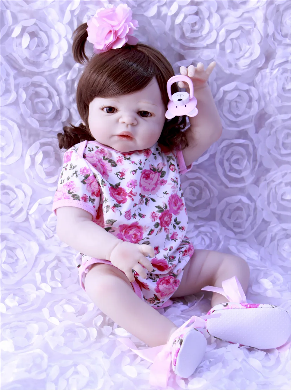 

Куклы Reborn baby girl, детские игрушки, полностью силиконовые виниловые 23 "57 см, настоящая жизнь, кукла Bebes Reborn Alive, коллекция NPK, хит