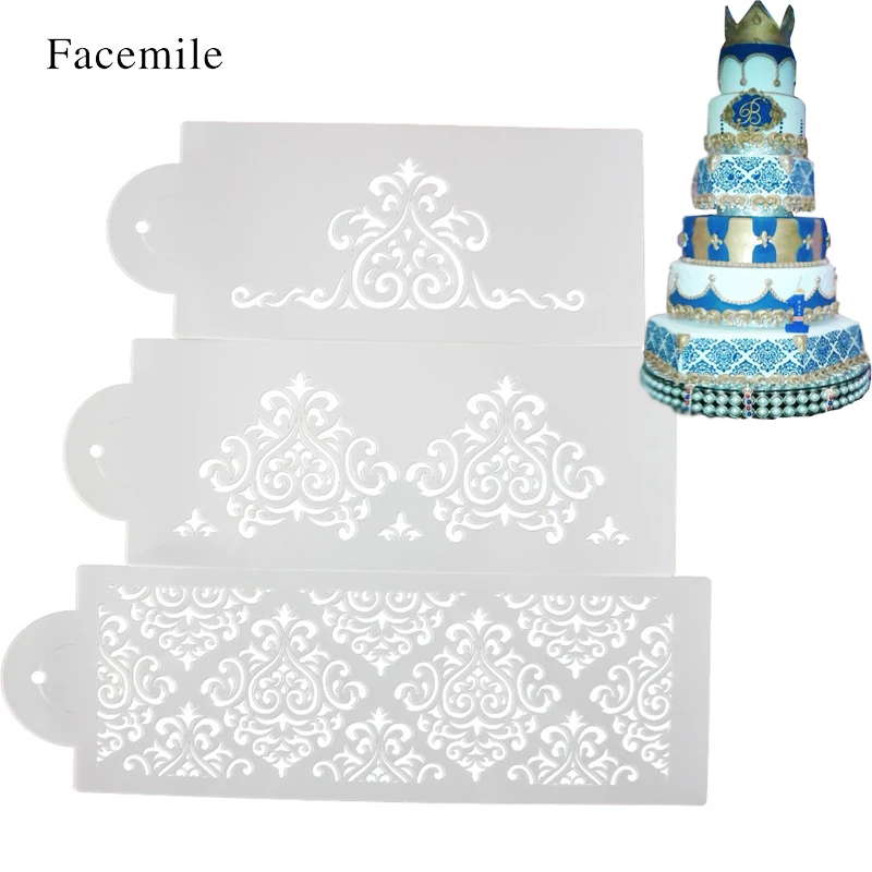 Трафарет для печенья и тортов инструмент выпечки форма помадки корона принцесса