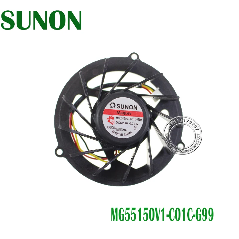 Новый вентилятор охлаждения процессора MG55150V1 C01C G99 DC5V 0 77 W|Кулеры и системы
