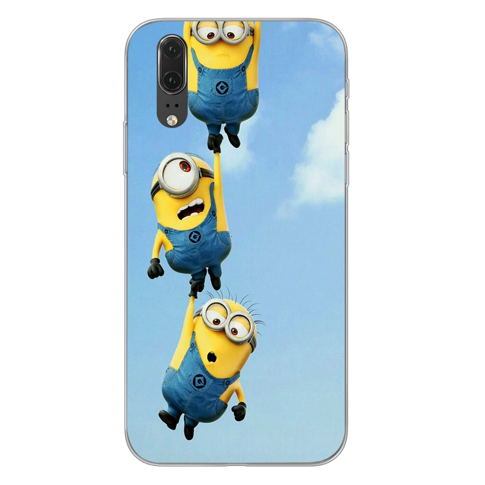 7 С милыми миньонами из мультфильма чехол для телефона для huawei P30 P20 P10 Коврики 10 20 Pro Lite чехол - Цвет: 7