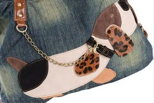 Сумка из высококачественной джинсовой ткани модная дамская сумочка на плечо