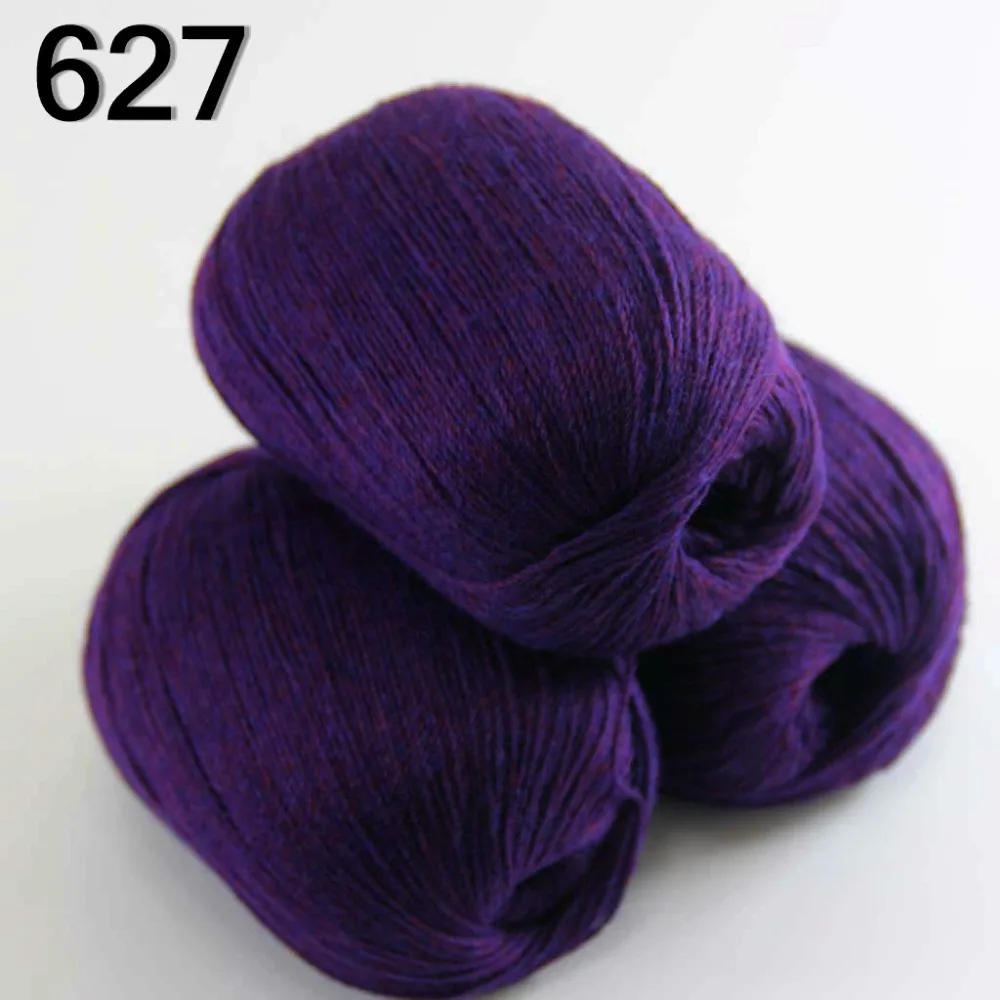 Высокое качество 100% чистый кашемир Роскошная теплая и Мягкая ручная вязка пряжа