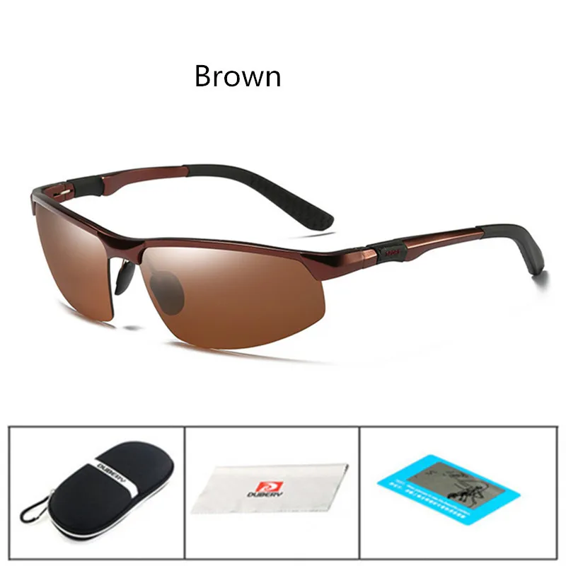 D3121 Brown Роскошные алюминиевые HD винтажные Поляризованные солнцезащитные очки для мужчин и женщин, солнцезащитные очки, брендовые дизайнерские очки gafas de sol lunette de soleil - Цвет линз: D3121 Brown