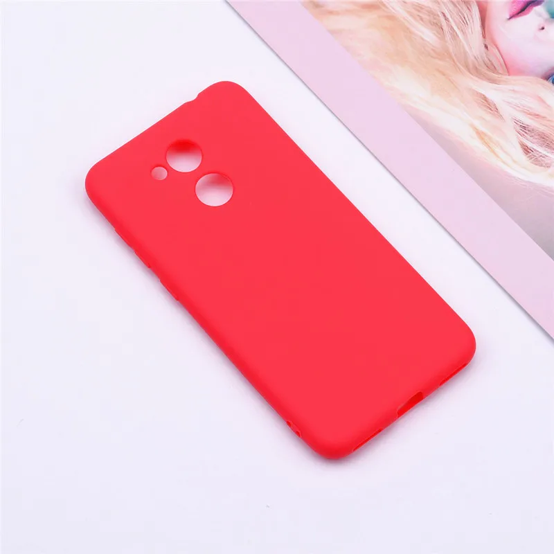 Red Чехол для Huawei Honor 6C Pro, чехол для Honor 6C PRO, мягкий силиконовый цветной чехол для телефона, чехол для Huawei Honor 6C Pro, 5,2 дюймов, сумка, чехлы - Цвет: Red