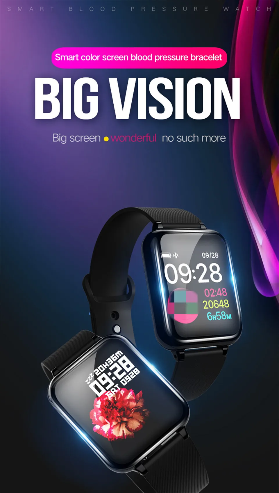 Hero Band 3 для женщин B57 Смарт часы водонепроницаемый спортивные для Android iPhone монитор сердечного ритма функция кровяного давления pk w34 iwo 8