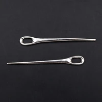 10pcs silver color 617mm metal embroidery needle pendant retro style earrings charm%ef%bc%8cnecklace charm a327