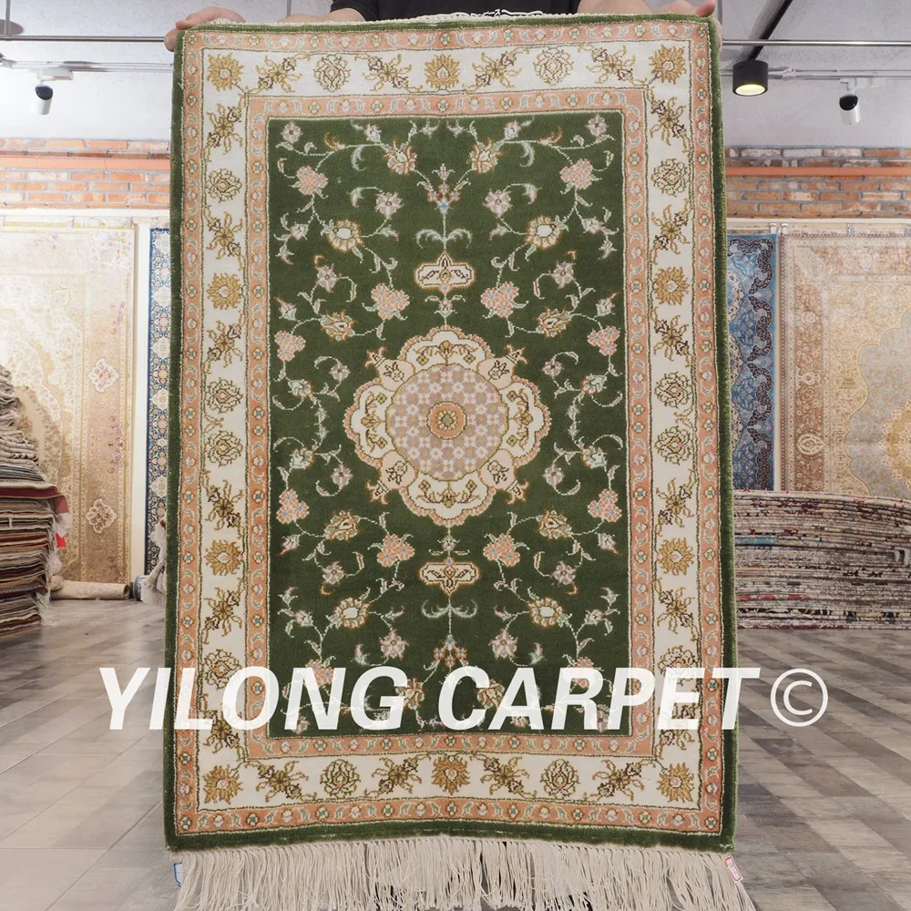 YILONG 2 'x 3' ручной работы персидский дизайнерский ковер изысканный тебриз