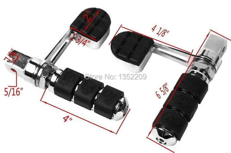 Мотоциклетные хромированные шпильки для ног подставка подножки Suzuki Boulevard Intruder C50