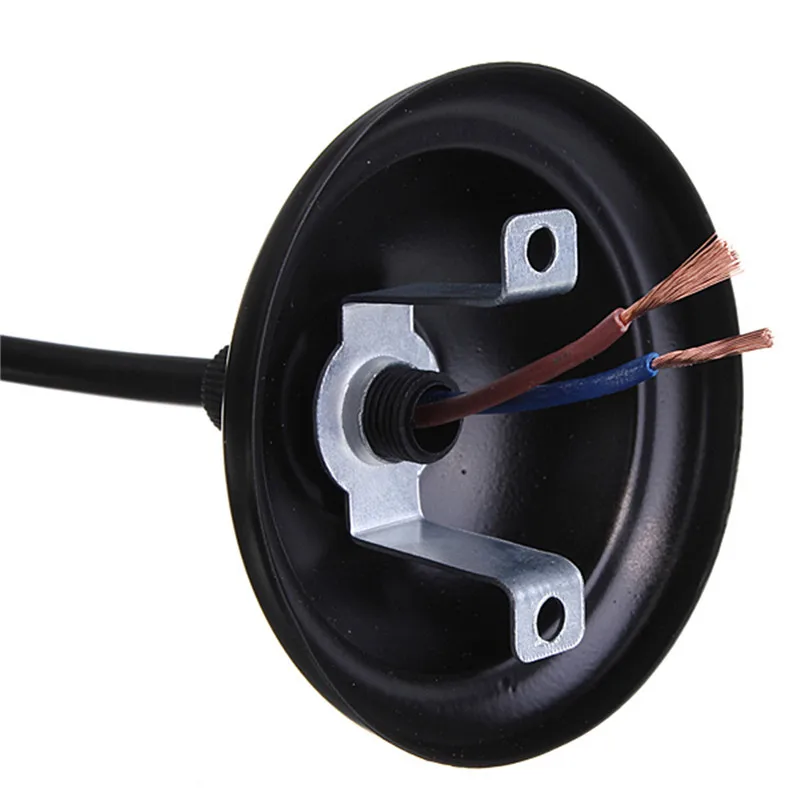 Ретро лампа Эдисона E27 розетка Держатель Античная латунная ламповая основа шнур