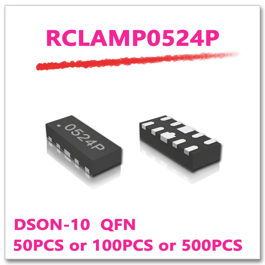 RCLAMP0524P 50 шт. 100 500 DSON 10 0524P TVS RCLAMP0524P.TCT QFN SEMTECH SMD новый оригинальный|tv tv|tv 10tv |