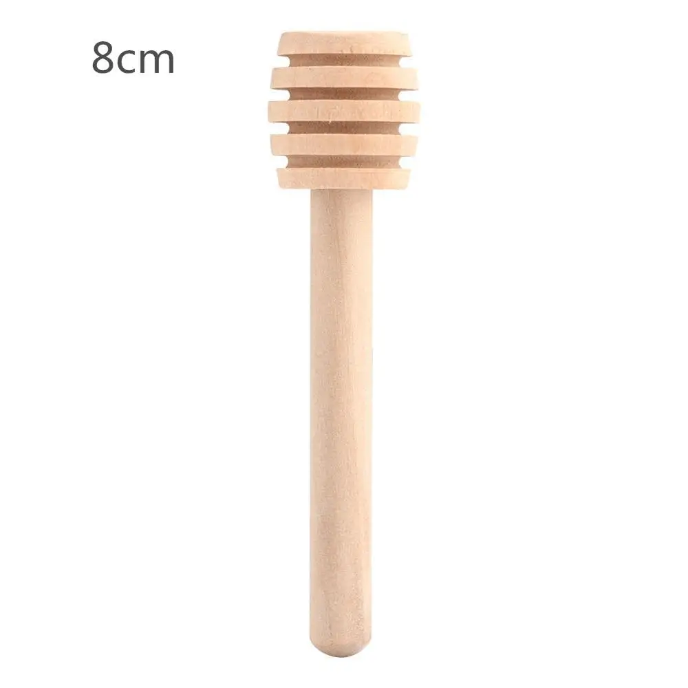 8cm 50 шт./компл. домашние деревянные Мини Мёд ковш банку распределяя сбора палочка для перемешивания палка - Цвет: 8cm
