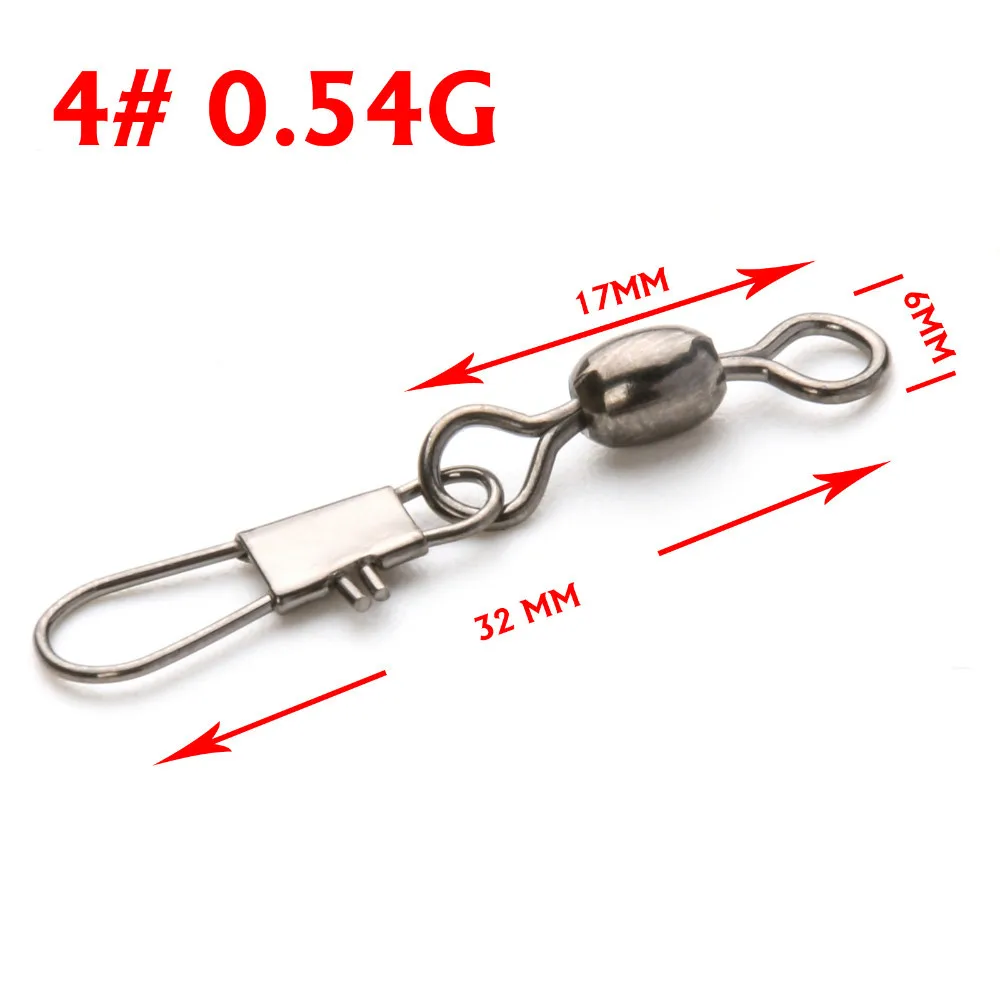 Maximumcatch 50 шт. высокое качество 4 #/7 # кран рыболовный поворотный с блокировкой