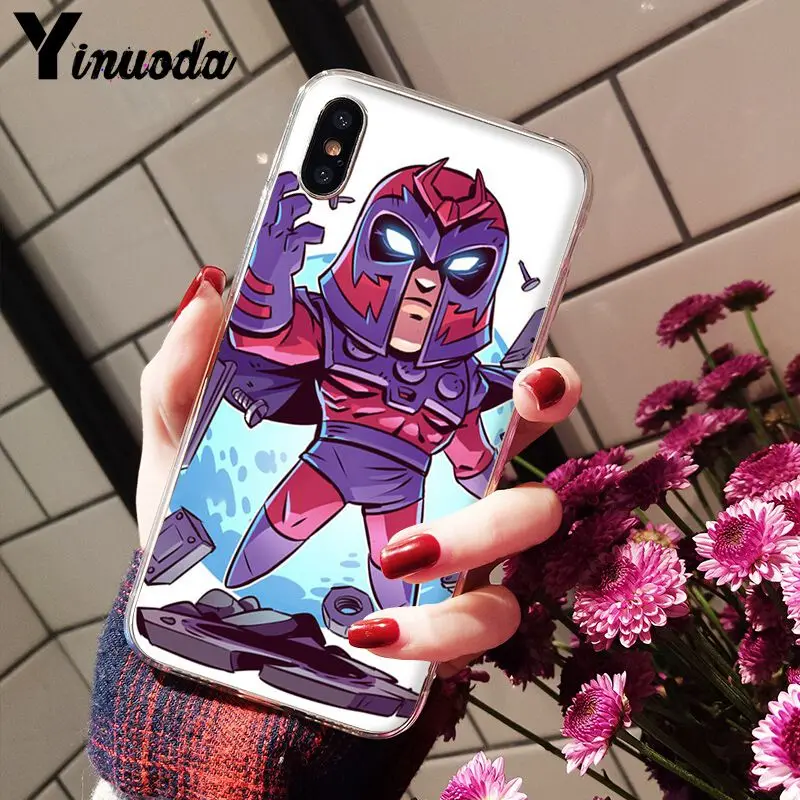 Yinuoda Marvel DC Comics супергерой Звездные войны ТПУ прозрачный чехол для телефона iPhone 8 7 6