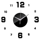 Часы horloge, большие декоративные настенные часы, 3d diy акриловые зеркальные кварцевые часы, современные