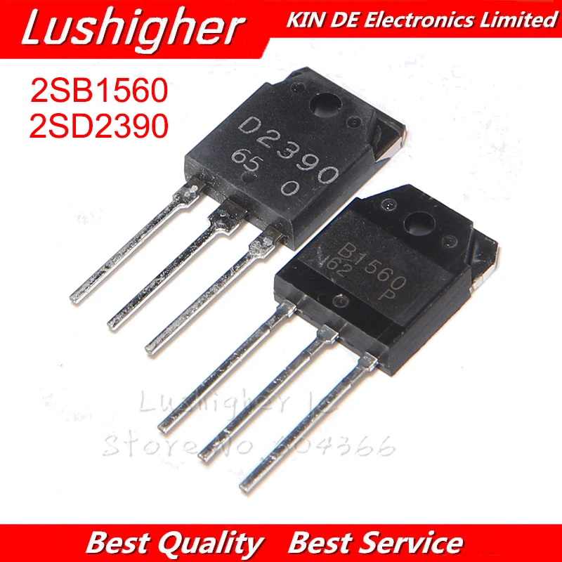 2 пары в партии шт. 2SB1560 + 2SD2390 B1560 D2390 TO 3P TO3P новый оригинальный|Интегральные схемы| |