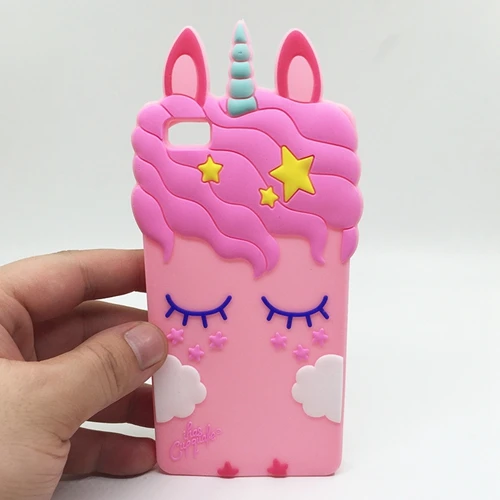 unicorn pink Силиконовый чехол для huawei P8 Lite, чехол для huawei P8 Lite ALE-L21, милый мультяшный чехол, чехол для huawei P8 Lite - Цвет: unicorn pink