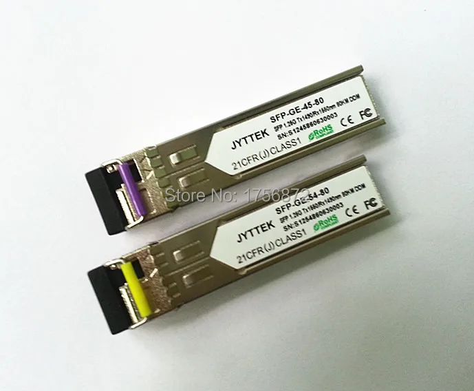 Free Shipping 1.25G BIDI SFP Transceiver 80KM 1490nm/1550nm LC/SC Connector Module | Мобильные телефоны и аксессуары