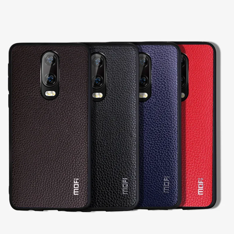 Чехол для Oneplus 6T Mofi из искусственной кожи с зернистой текстурой чехол One Plus 6 T