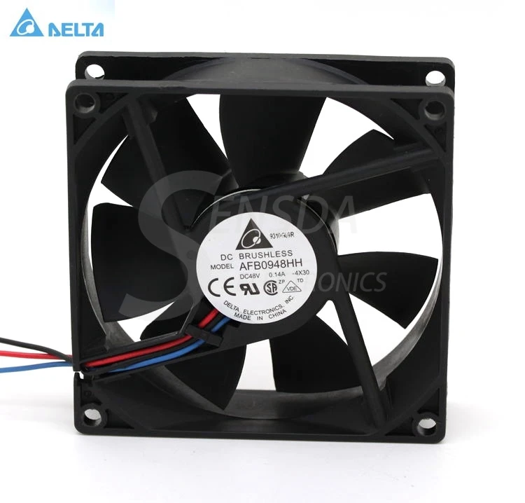 

for delta AFB0948HH 90mm 9cm 9025 DC 48V 0.14A 3-wire axial blower server inverter cooling fans