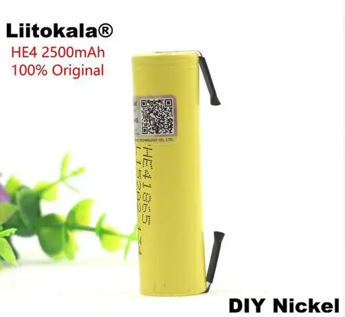 Аккумулятор liitokala100 6 шт. новый оригинальный литий-ионный аккумулятор HE4 18650 3 В 2500