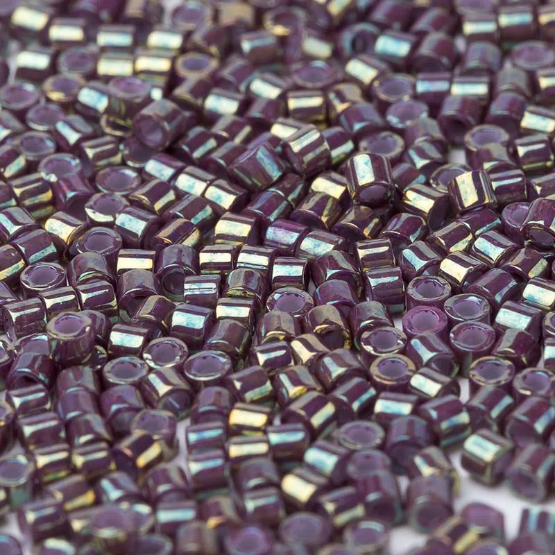 Тайдиан Boho DB1004 металлик темно сливы золотой блеск Miyuki Delica Seedbeads дизайн ногтей
