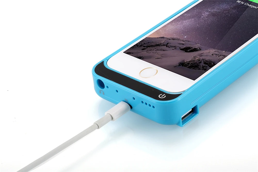 NTSPACE 4200 мАч портативный внешний аккумулятор чехол для iPhone 5 Внешний аккумулятор зарядное устройство чехол для iPhone 5S, se чехол для аккумулятора