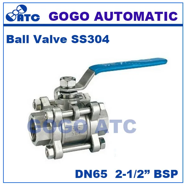 GOGO высокое качество тип 3 шт. переключатель из нержавеющей стали шаровой клапан 2