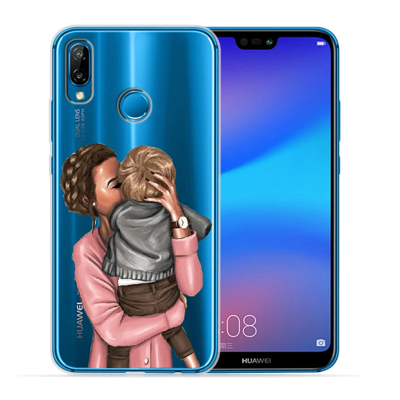 08 Чехол для huawei P smart Sxey Mother Mom Baby Fashion Gisl для huawei P30 P20 Lite Pro P10 P8Lite P9Lite мягкий чехол для телефона - Цвет: 08