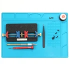 Термостойкий Коврик для паяльной станции, коврик для паяльной станции BGA, коврик для ремонта электроники, телефона, платформа для обслуживания