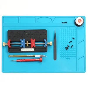 Термостойкий Коврик для паяльной станции, коврик для паяльной станции BGA, коврик для ремонта электроники, телефона, платформа для обслуживания