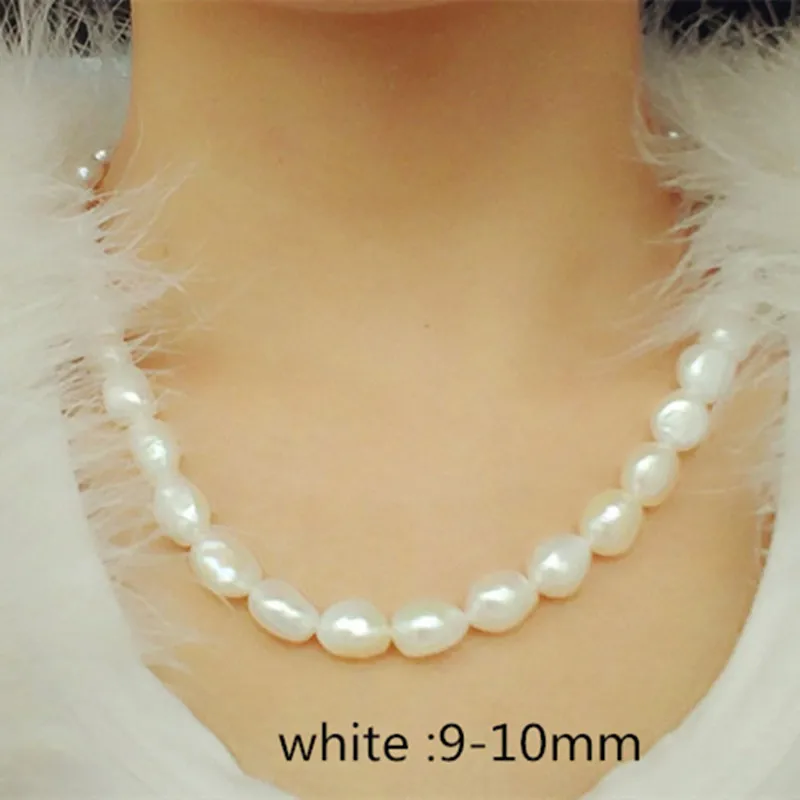 Женское Ожерелье из натурального жемчуга Нимфа барокко чокер с натуральным