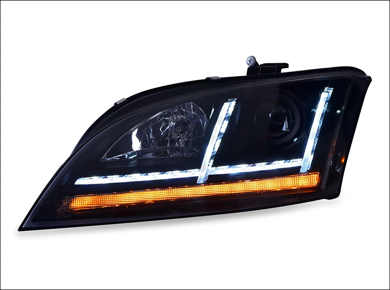 АКД Автомобиль Стайлинг фара для Audi TT фары 2006-2012 TT светодиодные дневные ходовые огни на передних фарах сигнальная лампа Hid би ксенон авто аксессуары