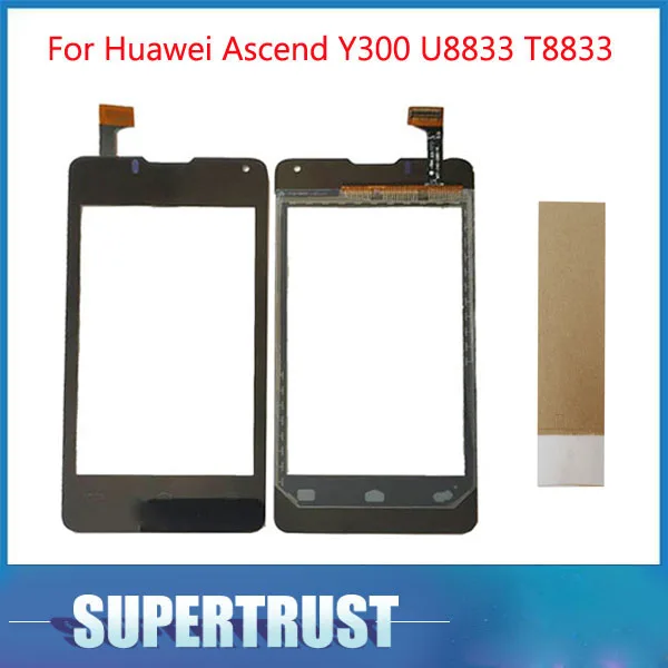 4 0 &quotдля Huawei Ascend Y300 U8833 T8833 0100 сенсорный экран дигитайзер Переднее стекло объектив