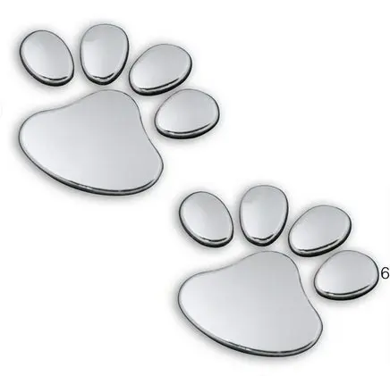 3d-наклейка в виде собачьей лапы наклейка на авто автомобильная эмблема украшение