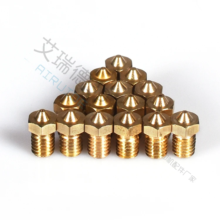 V6 M6 replacement nozzle set 1.75/3.0mm with wrench brass 3D printer parts | Компьютеры и офис