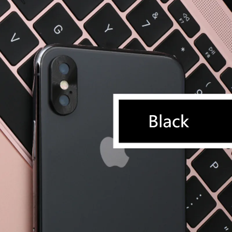 black Для iPhone X XR объектив камеры заднего вида полный защитный кольцевой Чехол защитный для iPhone XS Max 11 Pro Чехол Аксессуары для мобильных телефонов - Цвет: black
