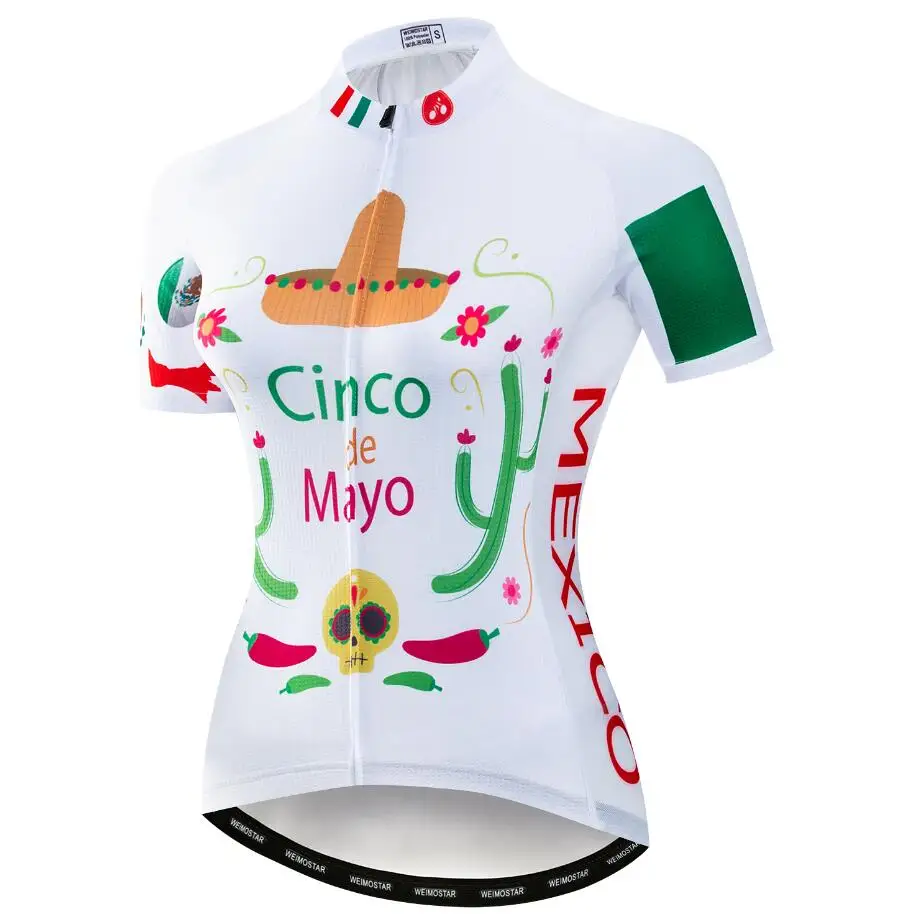Mexico Team Мексика для косплея во Франции, Италии, Великобритания Канада Велоспорт Джерси Для женщин Одежда для велоспорта Pro Team MTB велосипеда майки летние Дорожный велосипед одежда - Цвет: Mexico Team