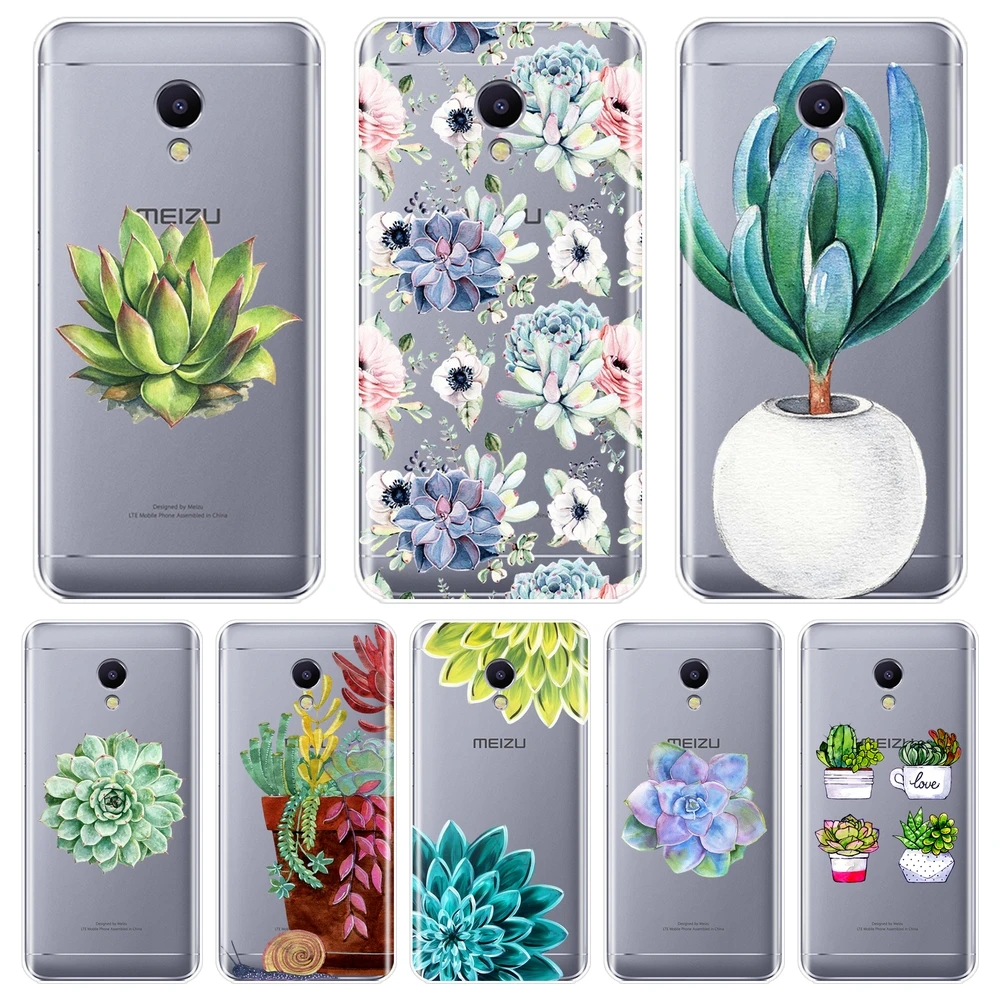 Мягкий силиконовый чехол для телефона Meizu M6 M6S M6T M5 M5C M5S M3 M3S M2 с цветами Note|Бамперы| |