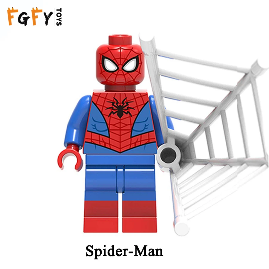 LegoINGly Мстители 4 Final Wars Супергерои Халк танос Капитан Marvel Человек-паук Фигурки