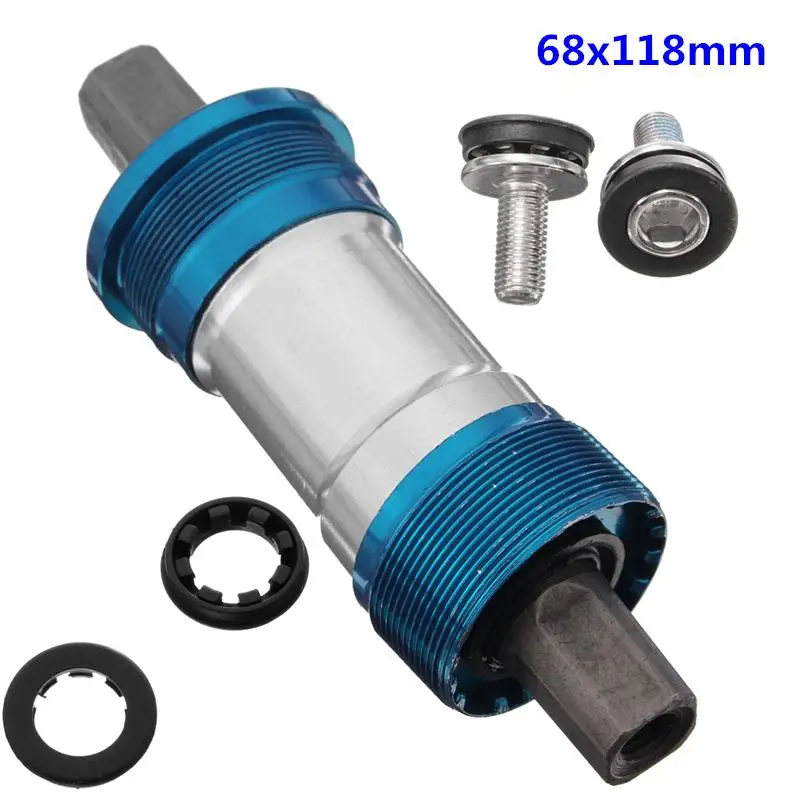 68x118mm Подшипник Нижний Кронштейн MTB шоссейный велосипед Нижний центральный кронштейн оси 68 мм водонепроницаемый для фиксированной передачи горных велосипедов - Цвет: 68x118mm